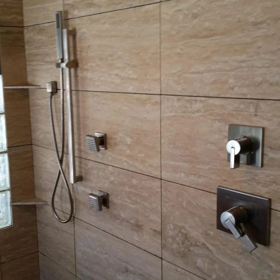 Shower fixture installation for Water Heater Replacement in Four Corners